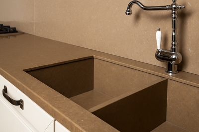 Лучший материал для столешницы – кварцевый агломерат